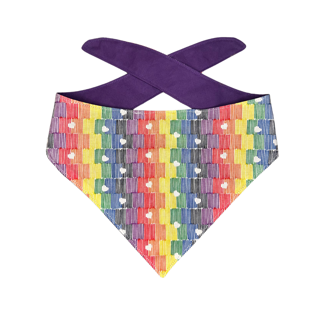 Purple Rainbow Bandana