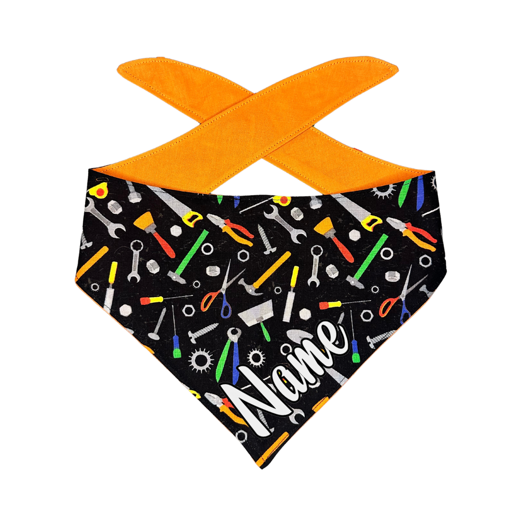 Orange Tools Bandana