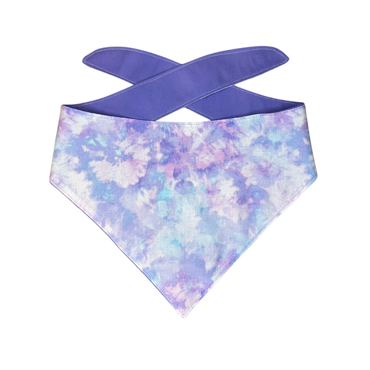 Purple Tie Dye Bandana