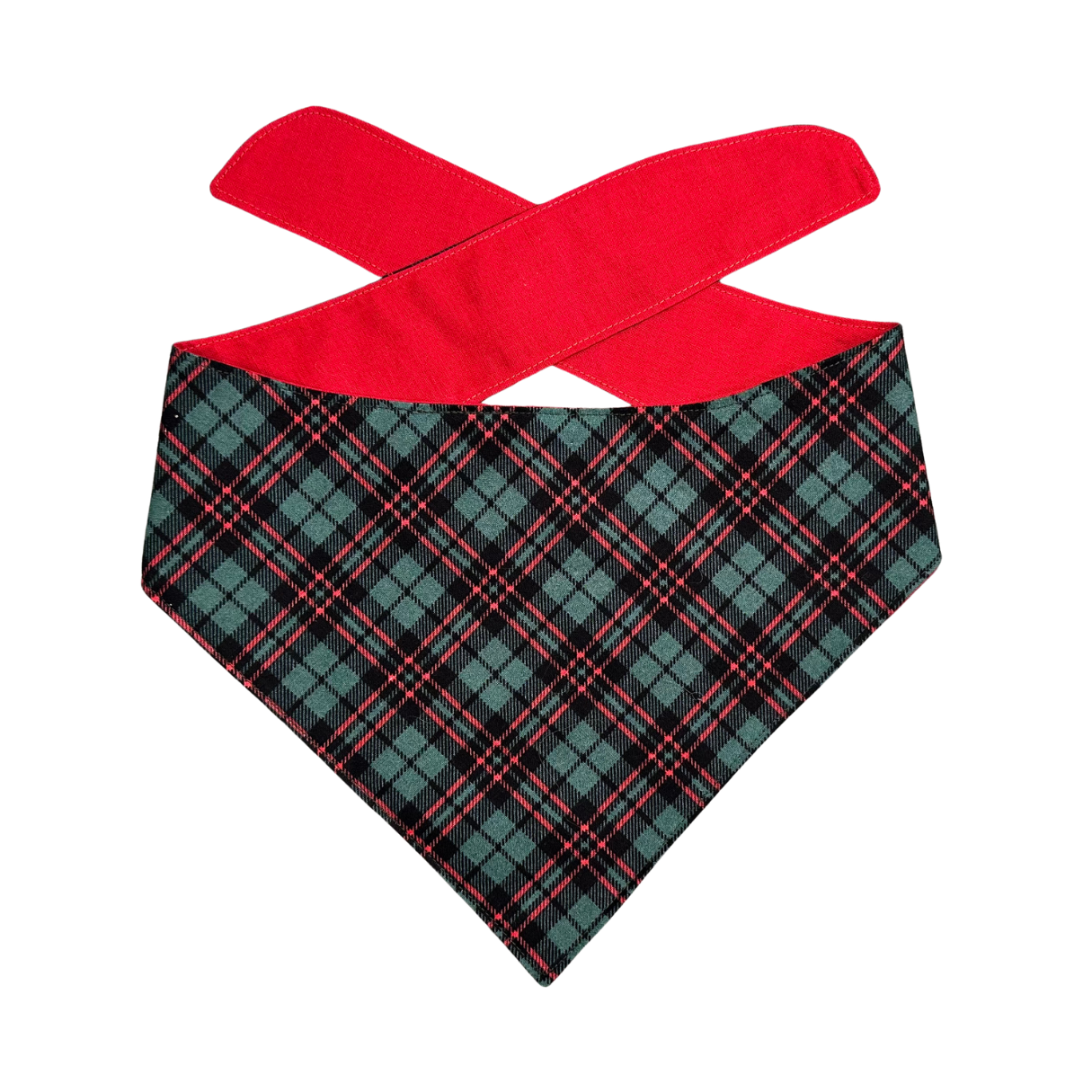 Plaid Holiday Bandana