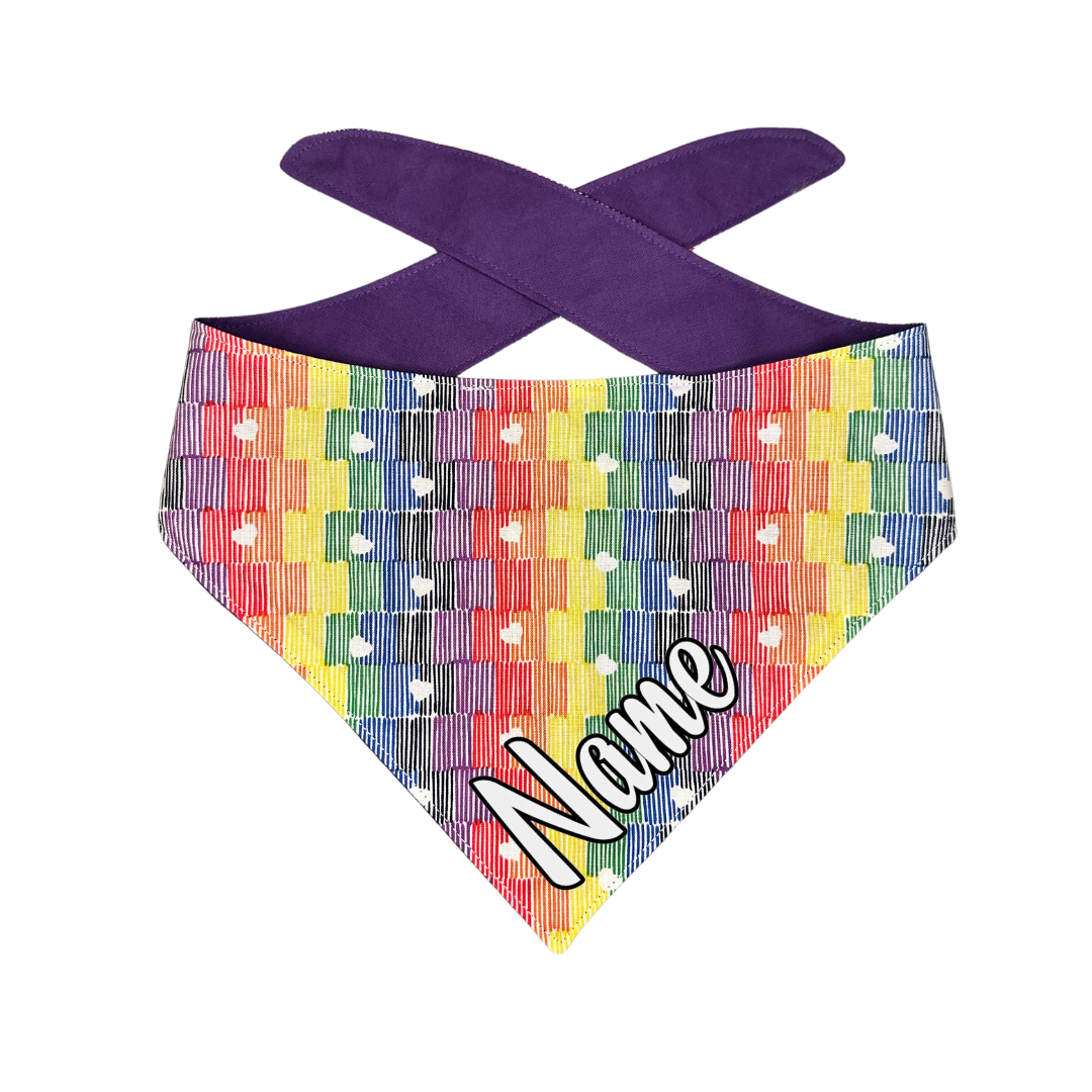 Purple Rainbow Bandana